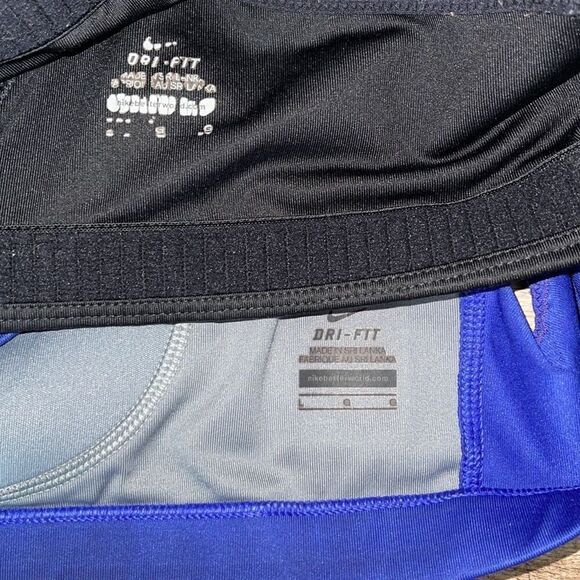 Nike Womens Dri-Fit Scoop Neck Racerback‎ Sports Bra Set of 2 Blue Black Large - Picture 8 of 8
